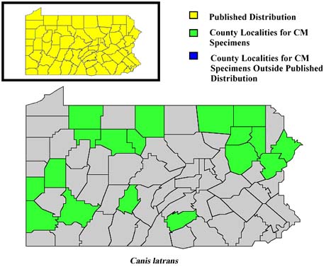 Pennsylvania Counties for Coyote