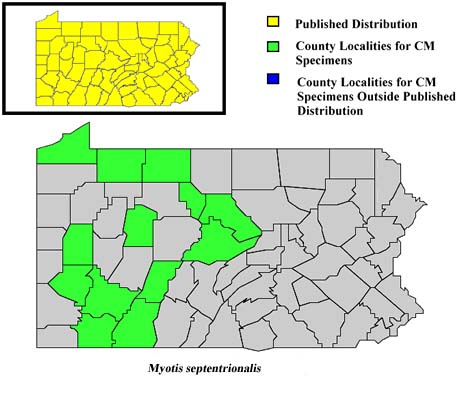 Pennsylvania Counties for Northern Long-eared Bat